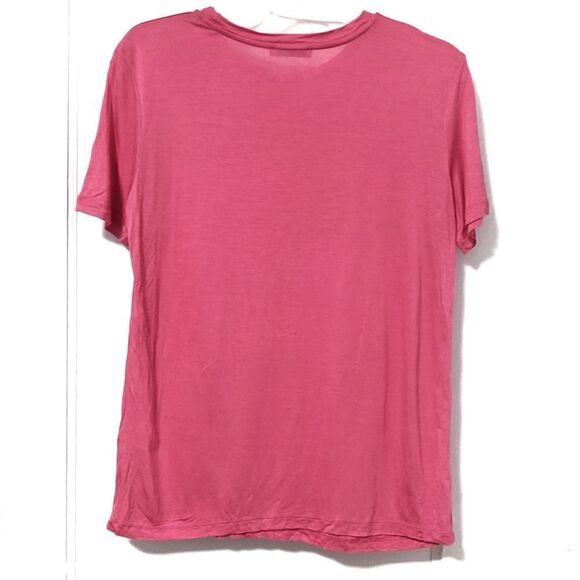 Zara Collection Women's Basic Pink Tee sz L - Picture 2 of 7
